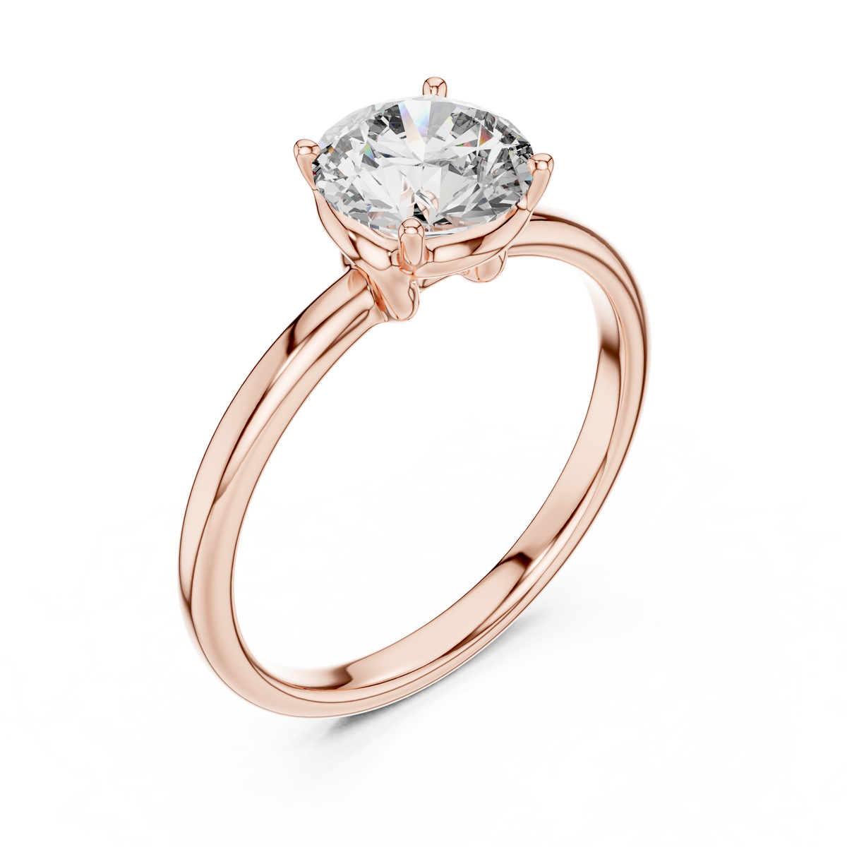 Interlocking Solitaire Ring