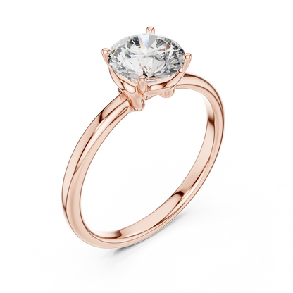 Interlocking Solitaire Ring