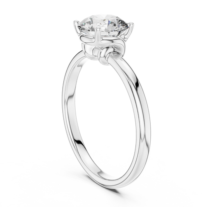 Interlocking Solitaire Ring
