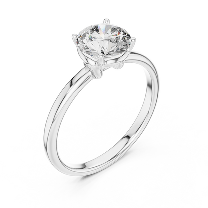 Interlocking Solitaire Ring