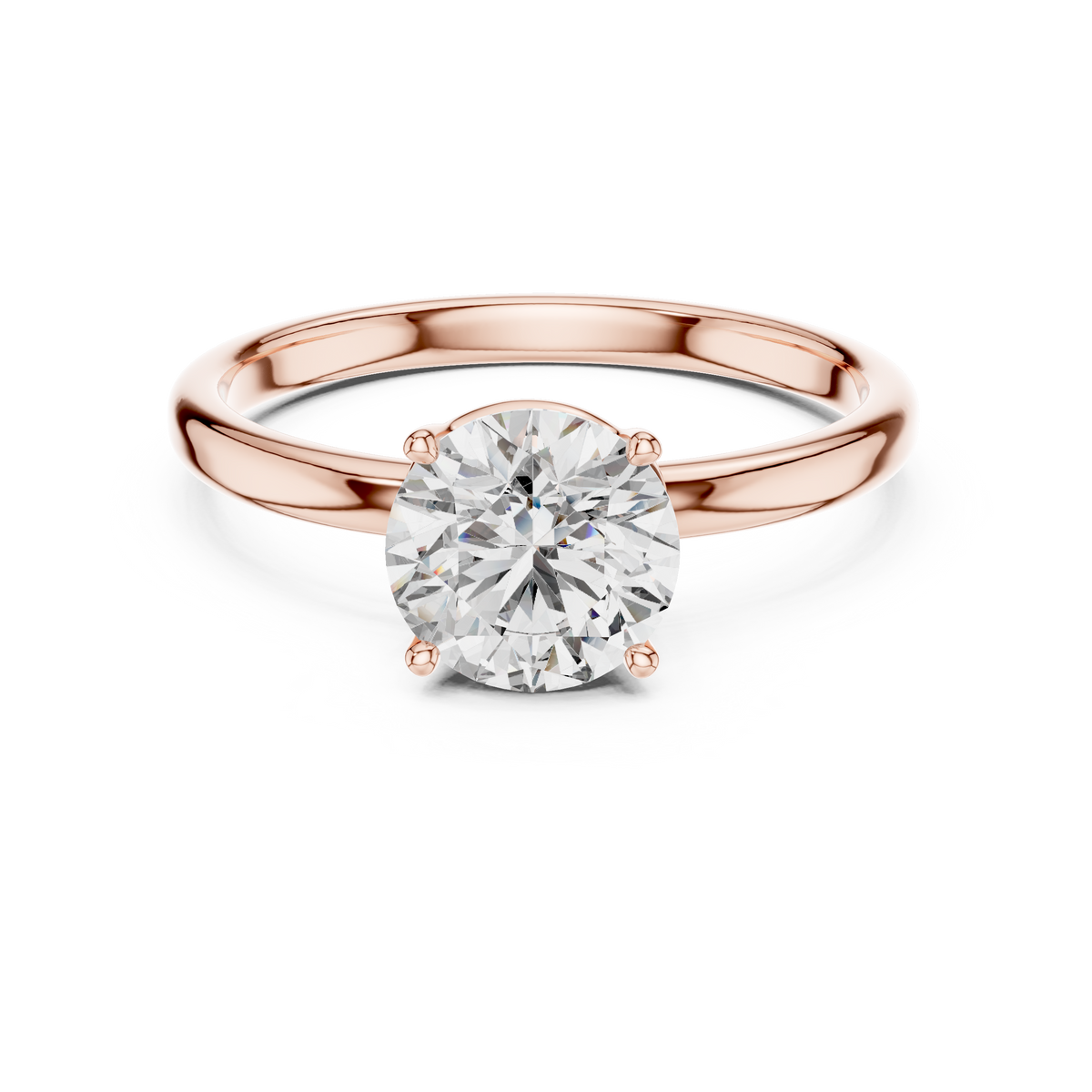 Interlocking Solitaire Ring
