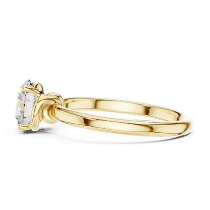 Interlocking Solitaire Ring