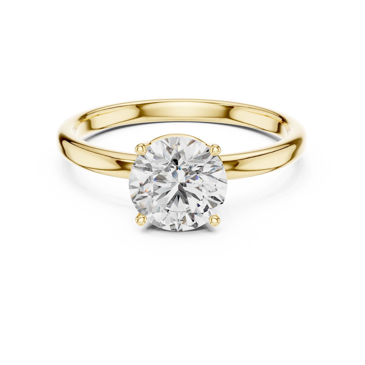 Interlocking Solitaire Ring