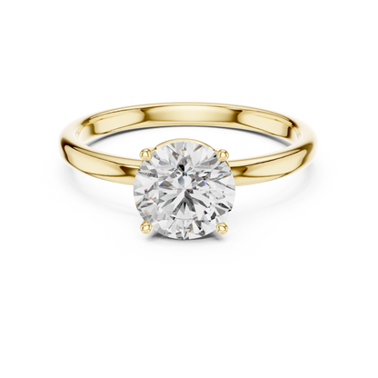 Interlocking Solitaire Ring