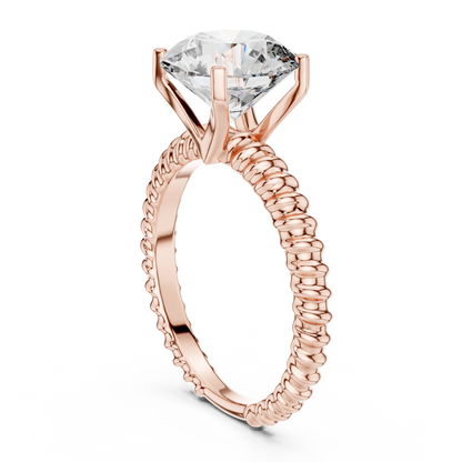 Rope Solitaire Ring
