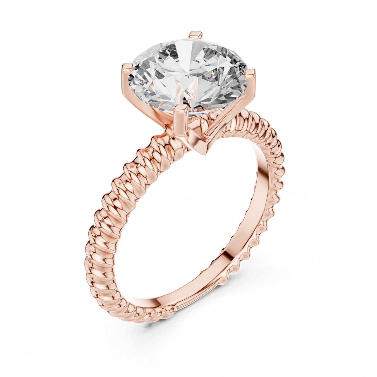 Rope Solitaire Ring