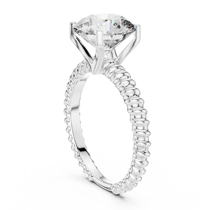 Rope Solitaire Ring