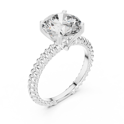 Rope Solitaire Ring