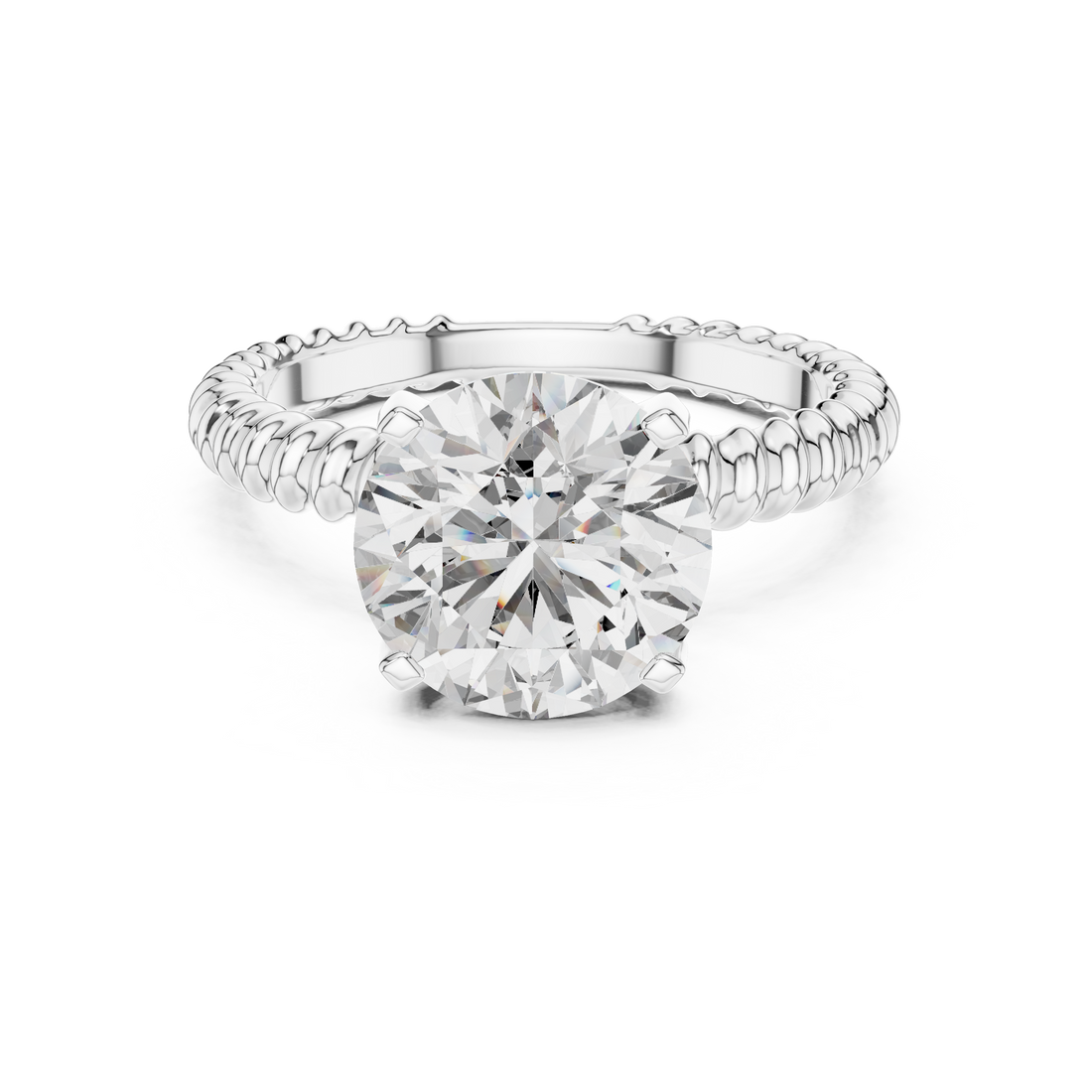 Rope Solitaire Ring