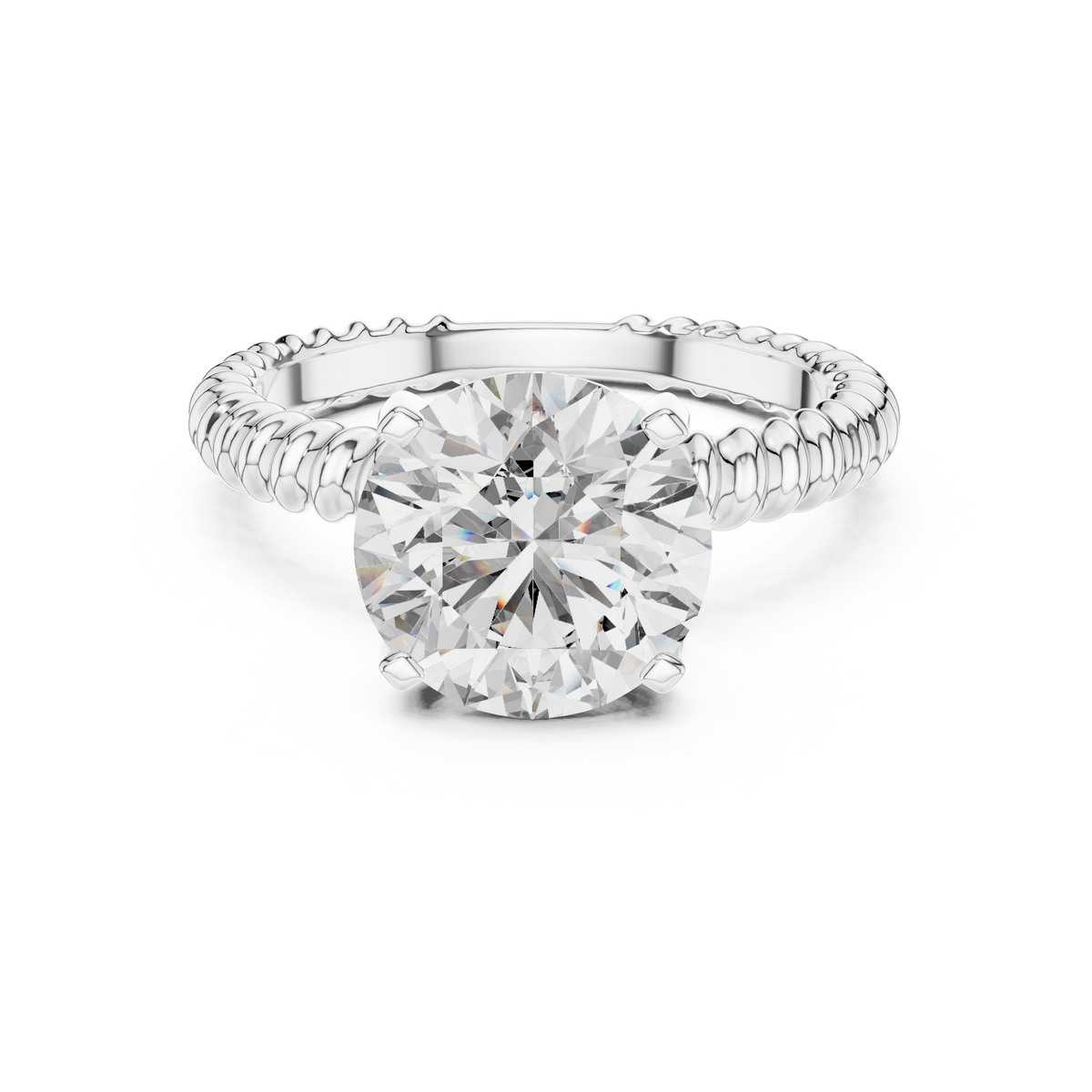 Rope Solitaire Ring