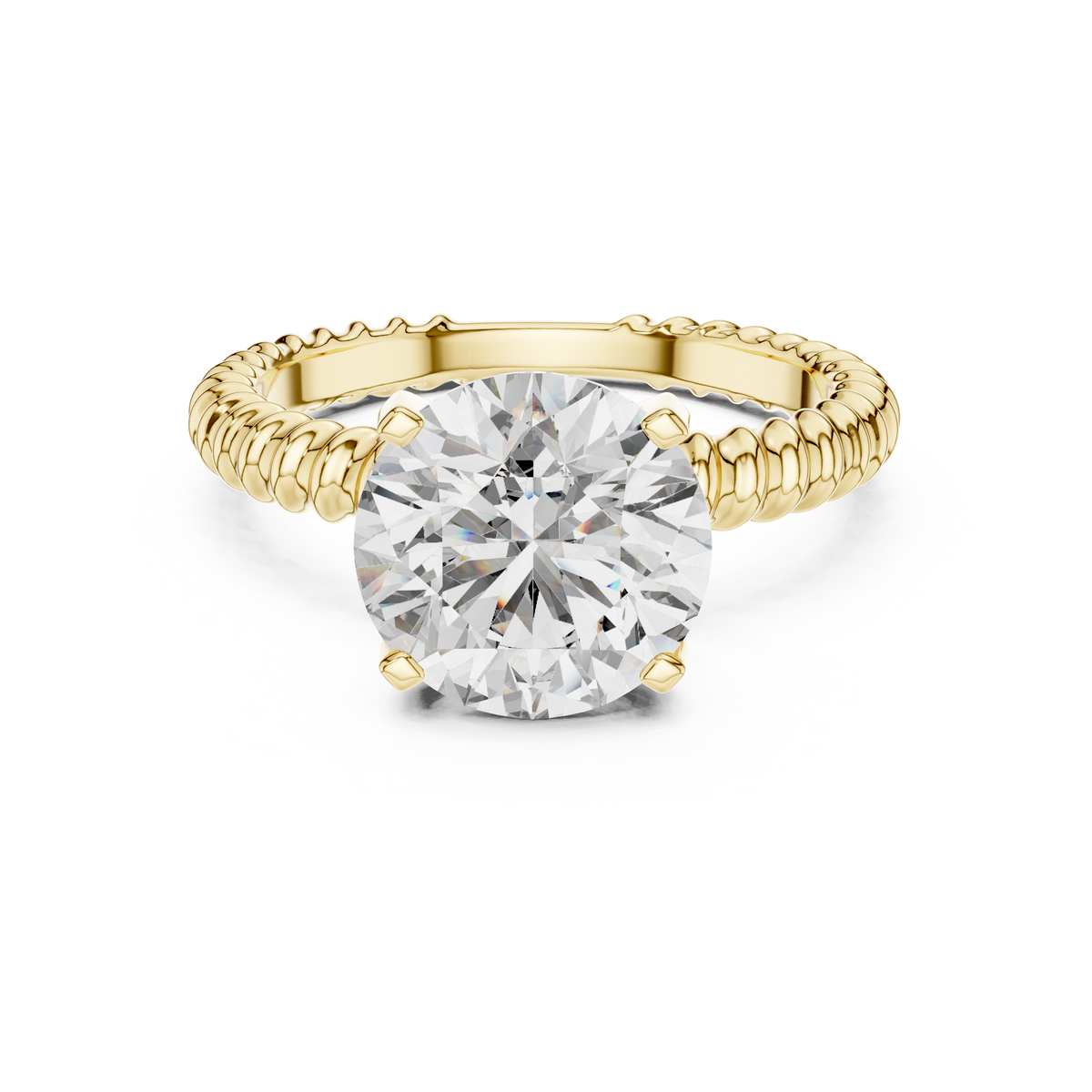 Rope Solitaire Ring