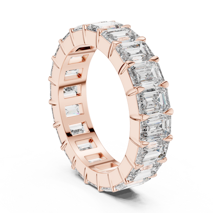 Emerald Cut Full Eternity Ring