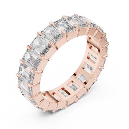 Emerald Cut Full Eternity Ring