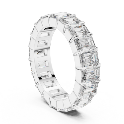 Emerald Cut Full Eternity Ring