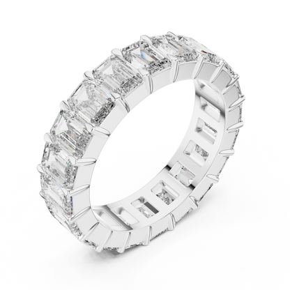 Emerald Cut Full Eternity Ring