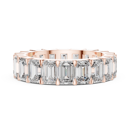 Emerald Cut Full Eternity Ring