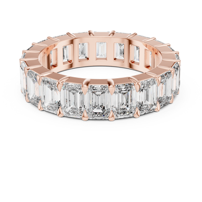Emerald Cut Full Eternity Ring