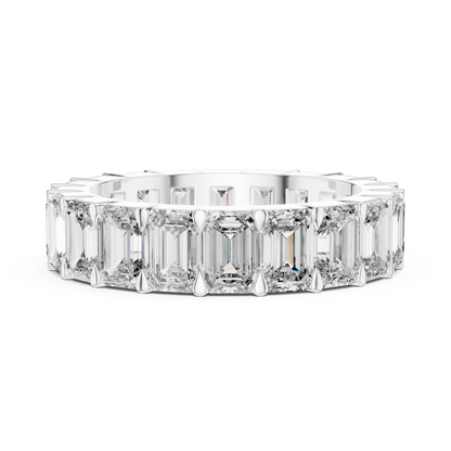 Emerald Cut Full Eternity Ring