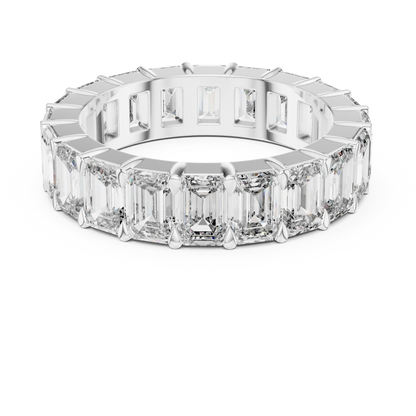 Emerald Cut Full Eternity Ring
