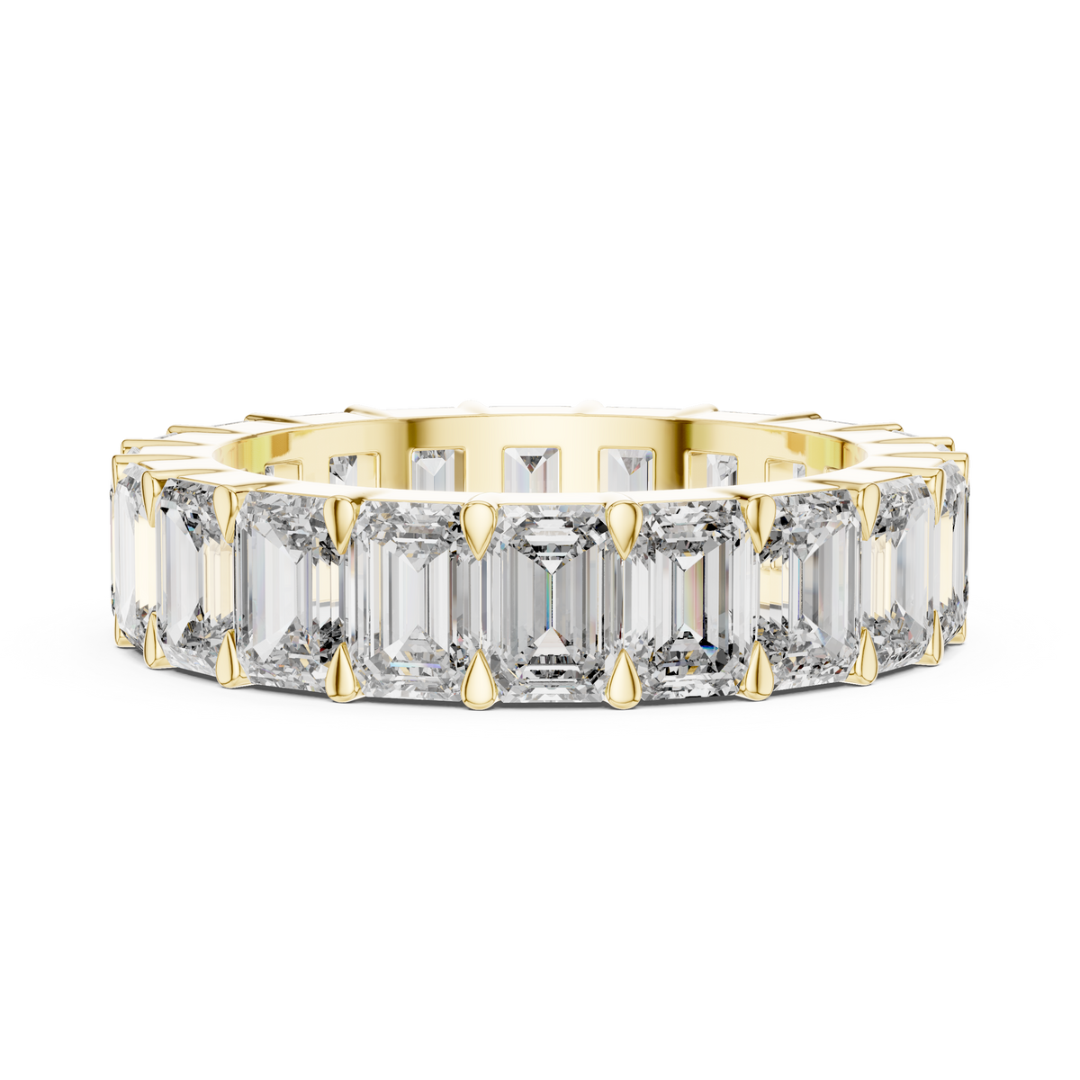 Emerald Cut Full Eternity Ring