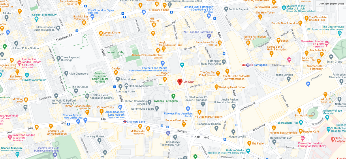 JAY NICK Office Location Map