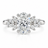 Oval Bloom Engagement Ring