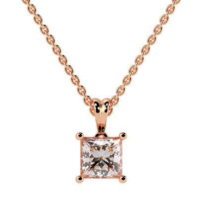 Princess Solitaire Pendant