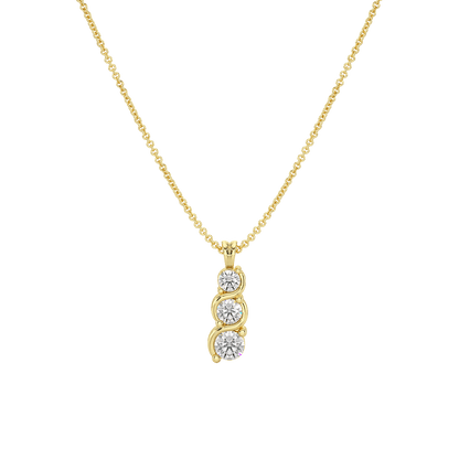 Twist Set Graduated Pendant