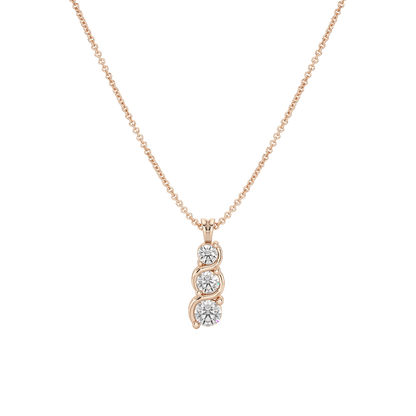 Twist Set Graduated Pendant