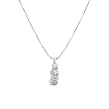 Twist Set Graduated Pendant
