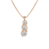 Twist Set Graduated Pendant