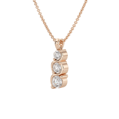 Twist Set Graduated Pendant