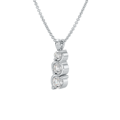 Twist Set Graduated Pendant