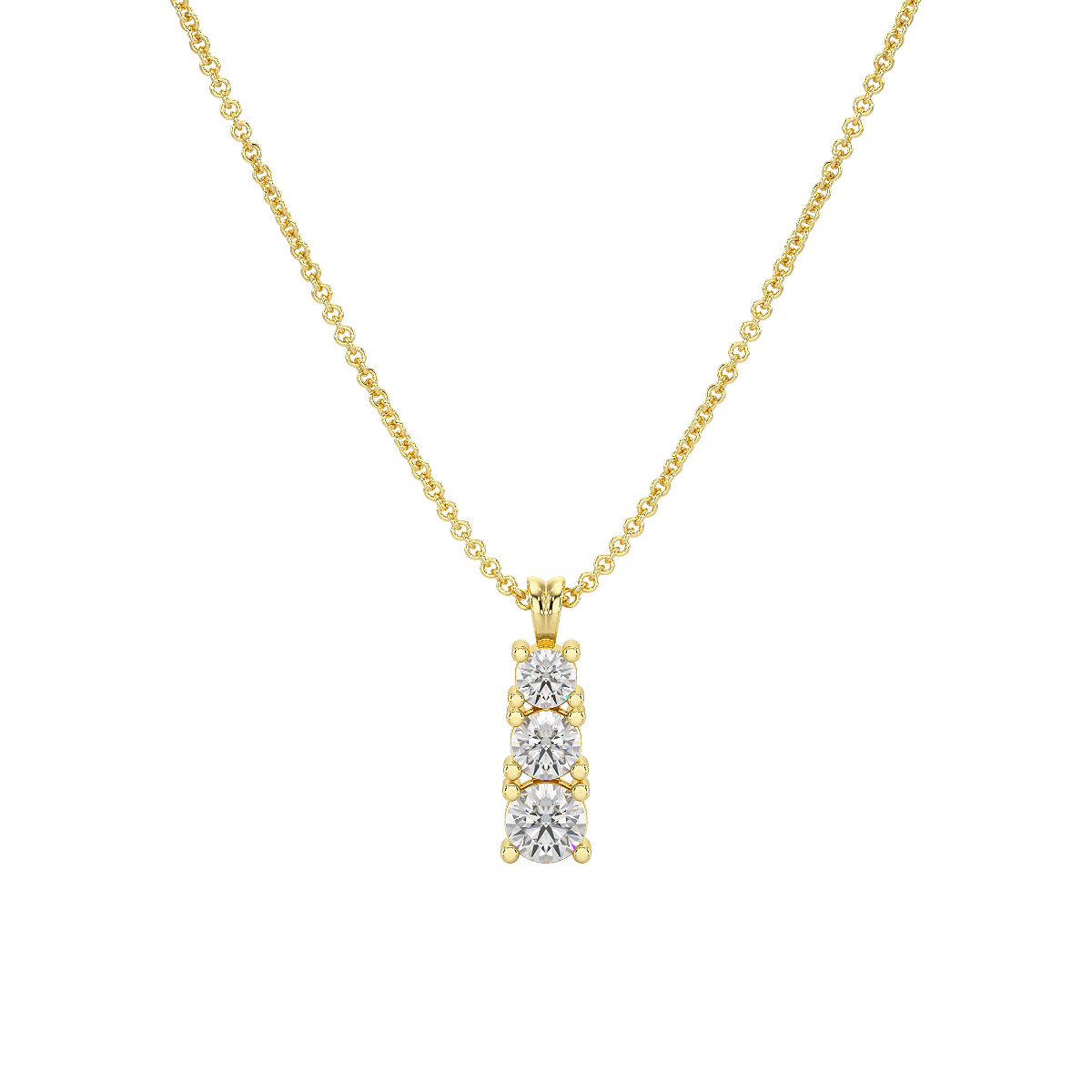 Four Claw Graduated Pendant
