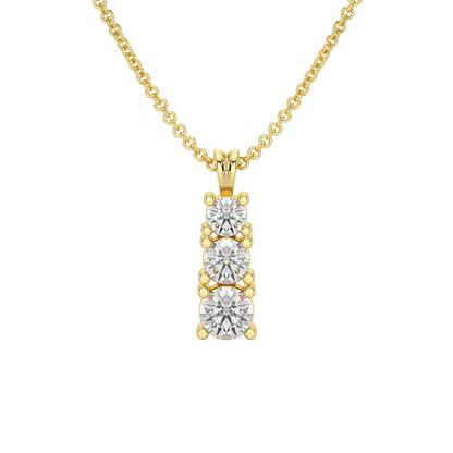Four Claw Graduated Pendant