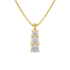 Four Claw Graduated Pendant