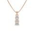 Four Claw Graduated Pendant