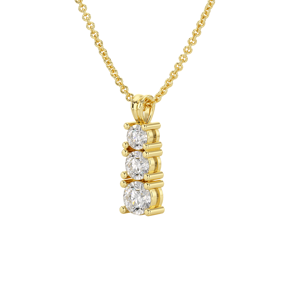Four Claw Graduated Pendant
