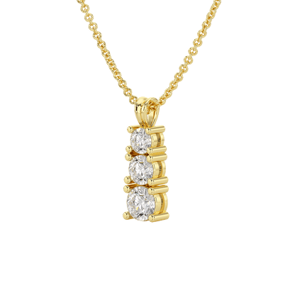 Four Claw Graduated Pendant