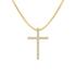 Prong Set Cross Pendant