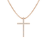 Prong Set Cross Pendant