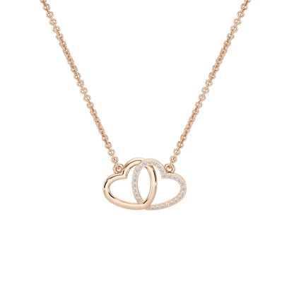 Interlocked Hearts Pendant