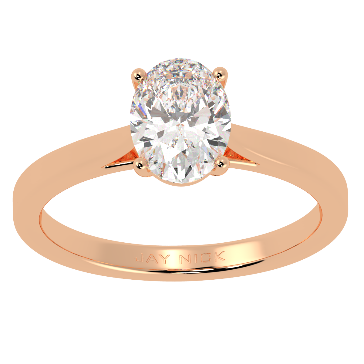 Oval Cut Solitaire Ring