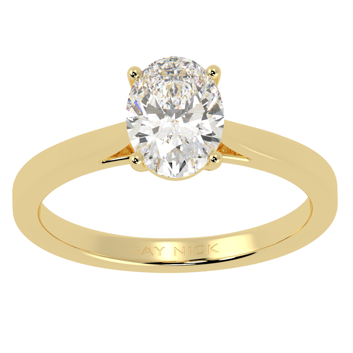 Oval Cut Solitaire Ring