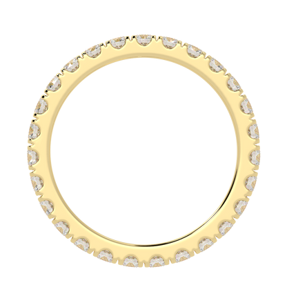 Wide Micro Set Full Eternity Ring