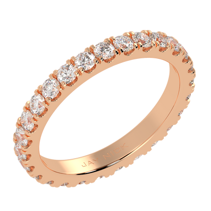 Wide Micro Set Full Eternity Ring