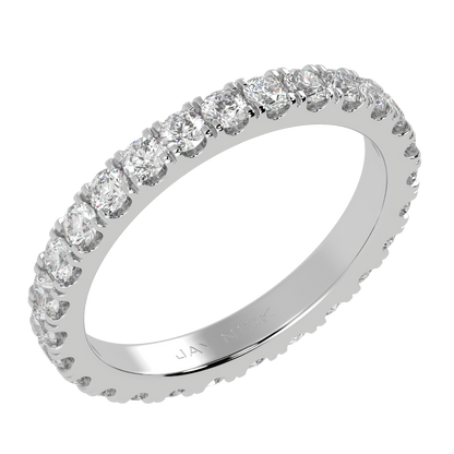 Wide Micro Set Full Eternity Ring