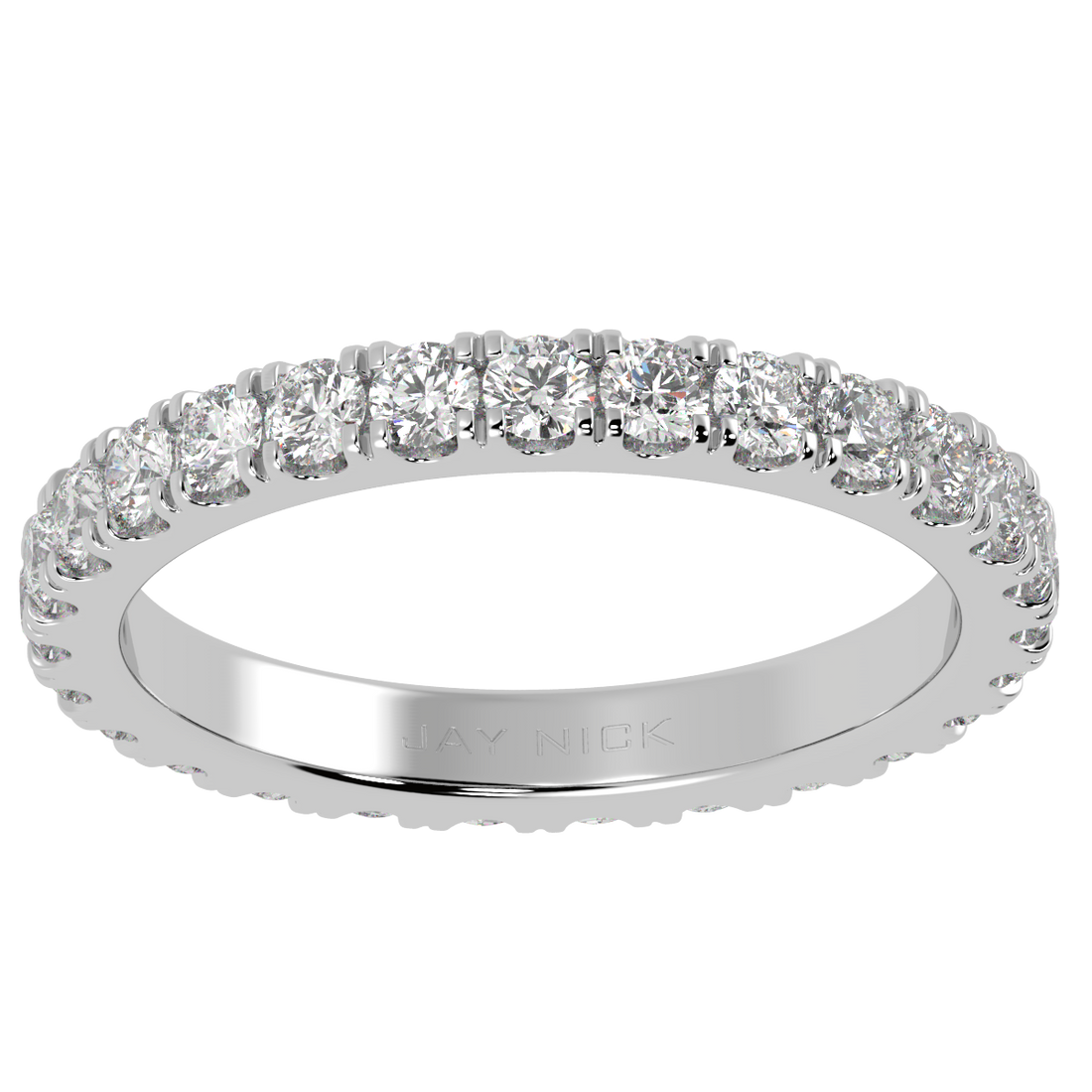 Wide Micro Set Full Eternity Ring