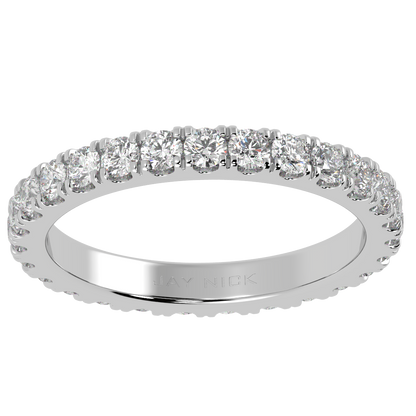 Wide Micro Set Full Eternity Ring