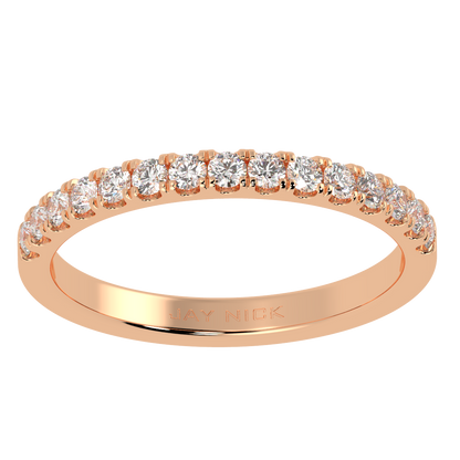 Micro Set Half Eternity Ring